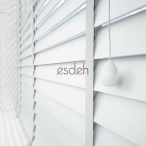 Ahşap Jaluzi Perde - Beyaz - 50 mm