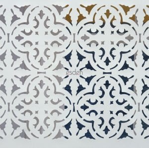 Beyaz Lazer Stor Perde - Dantel Desen - Orta Kalın Kumaş