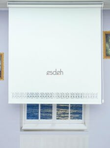 Beyaz Lazer Stor Perde - Orta Kalın Kumaş