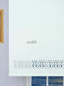 Beyaz Lazer Stor Perde - Orta Kalın Kumaş