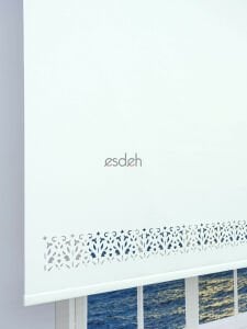 Beyaz Lazer Stor Perde - Orta Kalın Kumaş