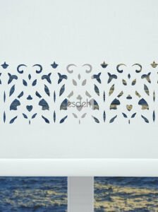 Beyaz Lazer Stor Perde - Orta Kalın Kumaş